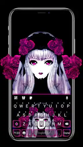 Play Gothic Creepy Girl Keyboard Background  and enjoy Gothic Creepy Girl Keyboard Background with UptoPlay