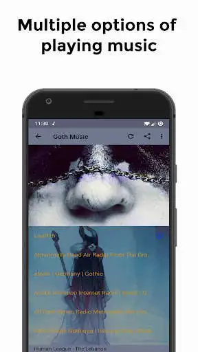 Play Goth Music Radio as an online game Goth Music Radio with UptoPlay