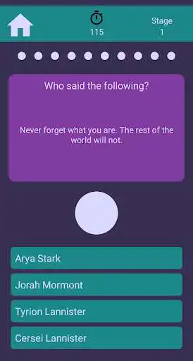 Play GoT Trivia New as an online game GoT Trivia New with UptoPlay