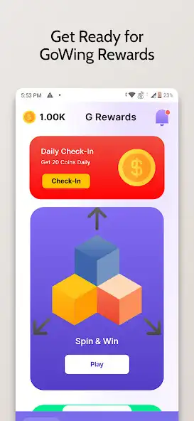 Play GoWing Rewards  and enjoy GoWing Rewards with UptoPlay
