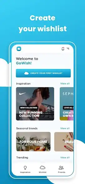 Play GoWish - Your Digital Wishlist as an online game GoWish - Your Digital Wishlist with UptoPlay
