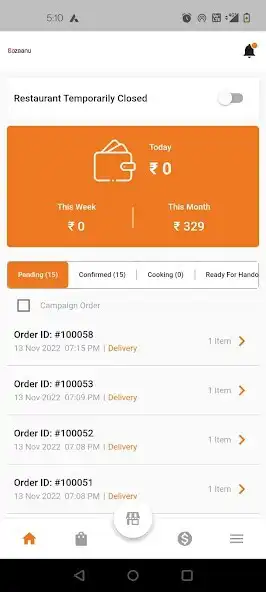 Play Gozaanu:Restaurant Partner App as an online game Gozaanu:Restaurant Partner App with UptoPlay