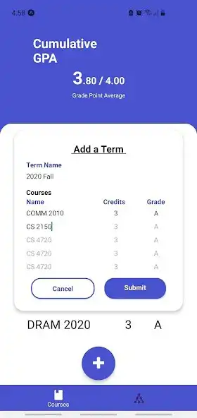 Play GPA Calc as an online game GPA Calc with UptoPlay