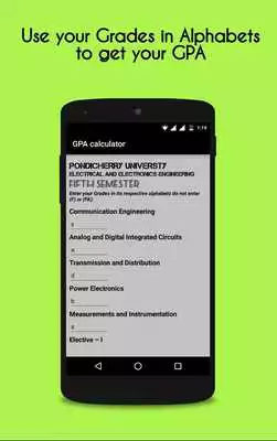 Play GPA Calculator PY University