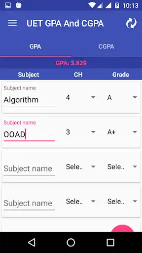 Play GPA & CGPA Calculator For UET as an online game GPA & CGPA Calculator For UET with UptoPlay