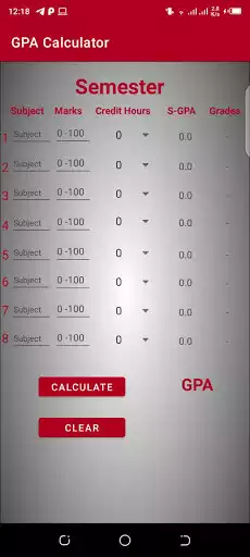Play GPA-CGPA Calculator as an online game GPA-CGPA Calculator with UptoPlay