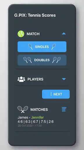 Play G.PIX: Tennis Scores  and enjoy G.PIX: Tennis Scores with UptoPlay