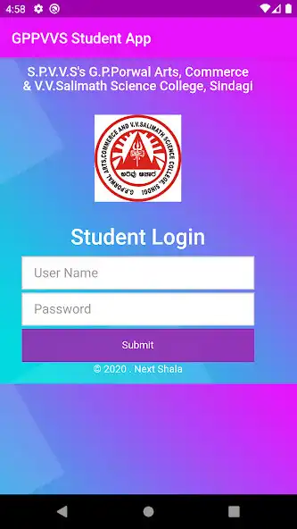 Play GPPVVS Student App as an online game GPPVVS Student App with UptoPlay