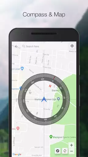 Play Gps Compass Navigation Map as an online game Gps Compass Navigation Map with UptoPlay