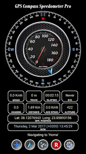 Play GPS Compass Speedometer Pro  and enjoy GPS Compass Speedometer Pro with UptoPlay