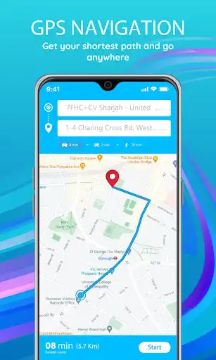 Play GPS Driving Maps, traffic & Area Calculator  and enjoy GPS Driving Maps, traffic & Area Calculator with UptoPlay