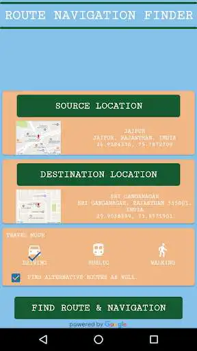 Play GPS Driving Route Finder Play GPS Driving Route Finder