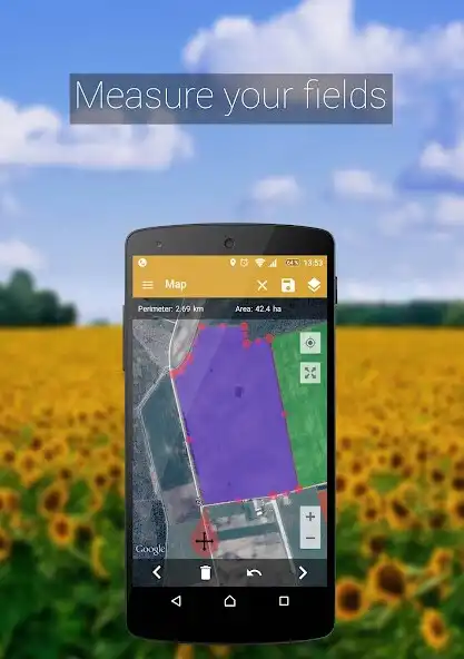 Play GPS Fields Area Measure PRO as an online game GPS Fields Area Measure PRO with UptoPlay
