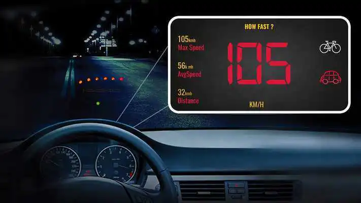 Play GPS HUD Live: Live Earth Route,Weather,Speedometer