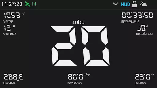 Play GPS HUD Speedometer as an online game GPS HUD Speedometer with UptoPlay