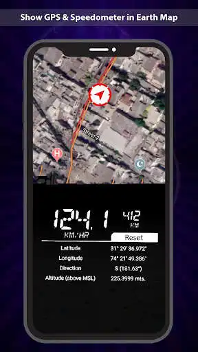 GPS Map Speedometer & GPS Location online game with UptoPlay