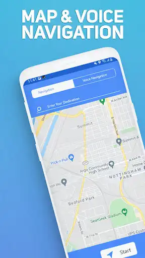 Play GPS Navigation, Live Earth Map  and enjoy GPS Navigation, Live Earth Map with UptoPlay