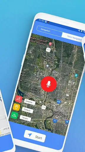 Play GPS Navigation, Live Earth Map as an online game GPS Navigation, Live Earth Map with UptoPlay