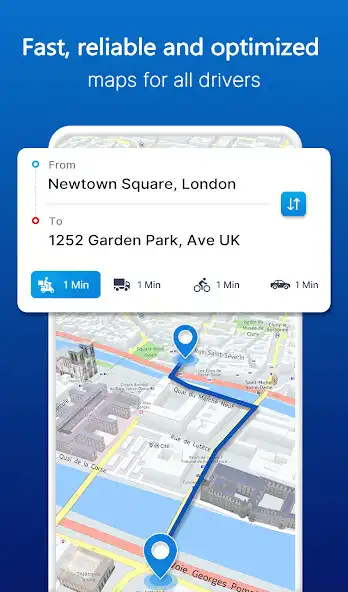 GPS Navigation, Live Map Route online game with UptoPlay