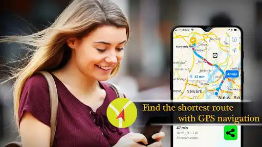 Play GPS Navigation - Live Traffic Route: Place Finder  and enjoy GPS Navigation - Live Traffic Route: Place Finder with UptoPlay