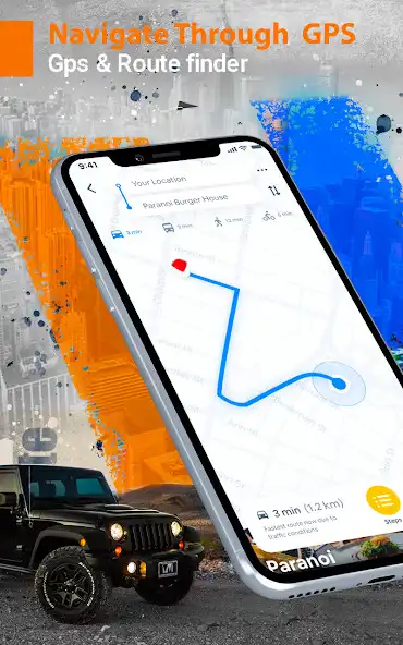 Play GPS Navigation: Road Route Map as an online game GPS Navigation: Road Route Map with UptoPlay