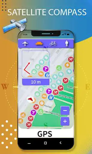 Play GPS Navigation Tools & Speedometer as an online game GPS Navigation Tools & Speedometer with UptoPlay