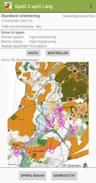 Play GPS Orienteering as an online game GPS Orienteering with UptoPlay