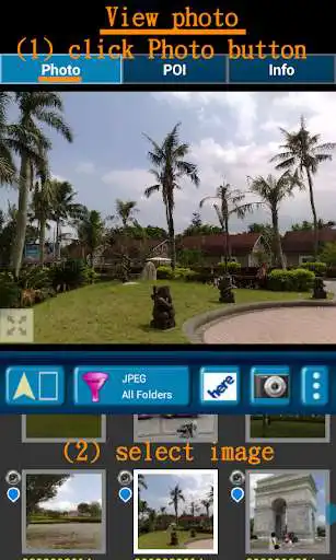 Play GPS Photo Viewer (use HereMap) as an online game GPS Photo Viewer (use HereMap) with UptoPlay