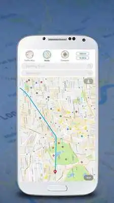 Play GPS Route Finder, Traffic on Route, Compass on Map