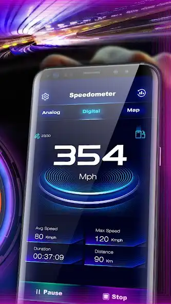 Play GPS Speedometer and Odometer as an online game GPS Speedometer and Odometer with UptoPlay