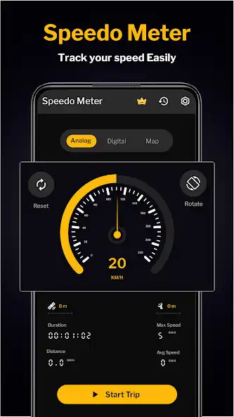 Play GPS Speedometer App: Odometer  and enjoy GPS Speedometer App: Odometer with UptoPlay