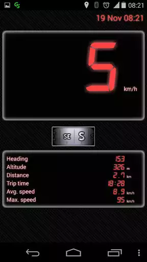Play GPS Speedometer Free as an online game GPS Speedometer Free with UptoPlay