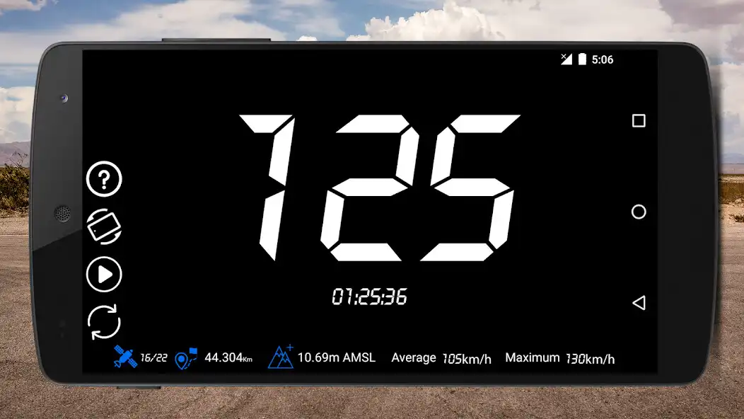 Play GPS Speedometer: Trip Odometer as an online game GPS Speedometer: Trip Odometer with UptoPlay