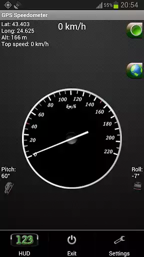 Play GPS Speedometer with HUD  and enjoy GPS Speedometer with HUD with UptoPlay