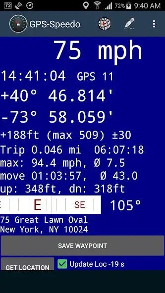 Play GPS-Speedo Pro as an online game GPS-Speedo Pro with UptoPlay