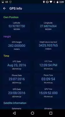 Play GPS-Status Data