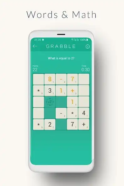 Play Grabble - Quiz  Puzzle as an online game Grabble - Quiz  Puzzle with UptoPlay