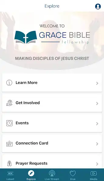 Play Grace Bible Fellowship LC as an online game Grace Bible Fellowship LC with UptoPlay