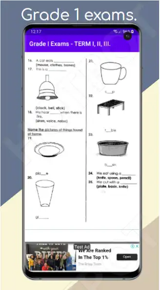 Play Grade 1 Exams: Term I, II, III  and enjoy Grade 1 Exams: Term I, II, III with UptoPlay