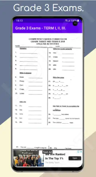 Play Grade 3 Exams: Term I, II, III as an online game Grade 3 Exams: Term I, II, III with UptoPlay