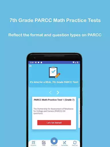 Play Grade 7 PARCC Math Test & Practice 2020 as an online game Grade 7 PARCC Math Test & Practice 2020 with UptoPlay