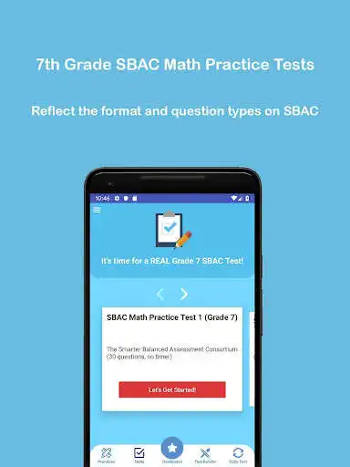Play Grade 7 SBAC Math Test & Practice 2020 as an online game Grade 7 SBAC Math Test & Practice 2020 with UptoPlay
