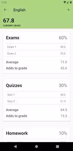Play Grade Calculator as an online game Grade Calculator with UptoPlay