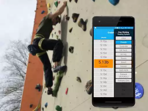 Play GradeClimb - Grade Converter Climbing  Bouldering as an online game GradeClimb - Grade Converter Climbing  Bouldering with UptoPlay