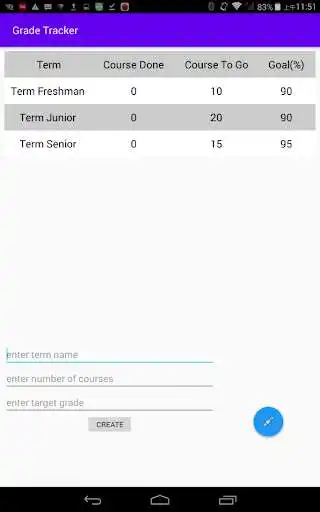 Play Grade Tracker as an online game Grade Tracker with UptoPlay