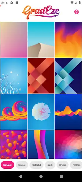 Play GradEze - Gradient Wallpapers as an online game GradEze - Gradient Wallpapers with UptoPlay