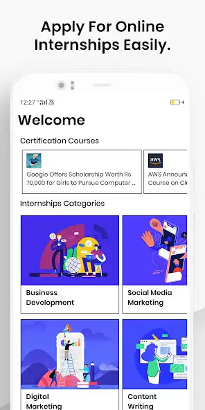 Play Grad.Ly - Online Internships  Courses app  and enjoy Grad.Ly - Online Internships  Courses app with UptoPlay