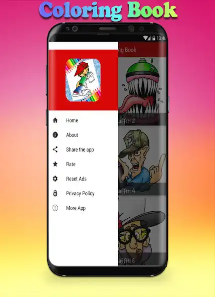 Play Graffiti Character Coloring Book  and enjoy Graffiti Character Coloring Book with UptoPlay