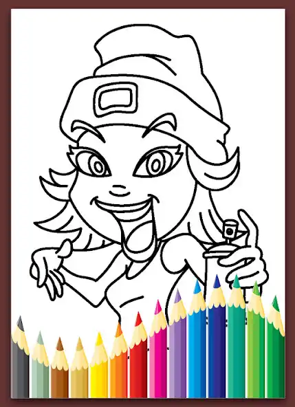 Play Graffiti Coloring Book as an online game Graffiti Coloring Book with UptoPlay