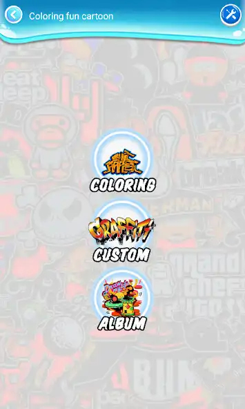 Play graffiti coloring game  and enjoy graffiti coloring game with UptoPlay